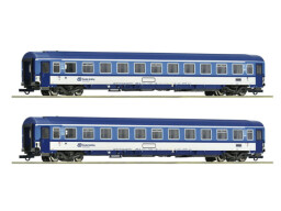 Roco 2dílná sada: Vůz Eurofima CD - 6200157